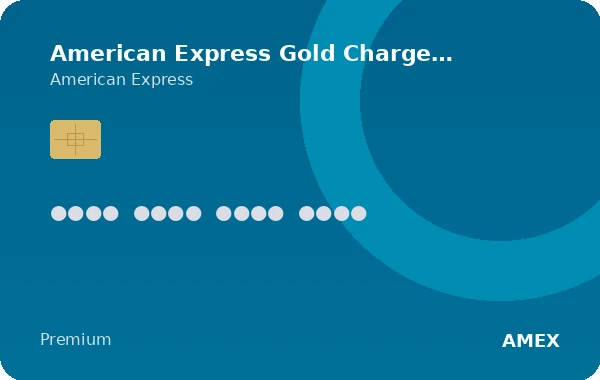 American Express Gold Charge Card credit card