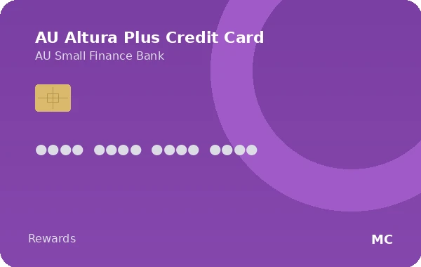 AU Altura Plus Credit Card credit card