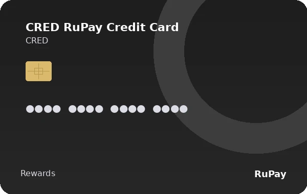 CRED RuPay Credit Card credit card