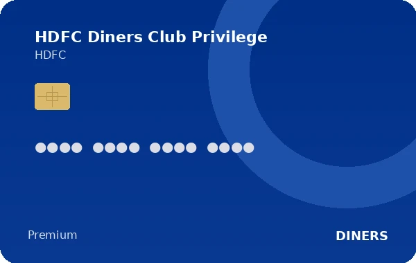 HDFC Diners Club Privilege credit card