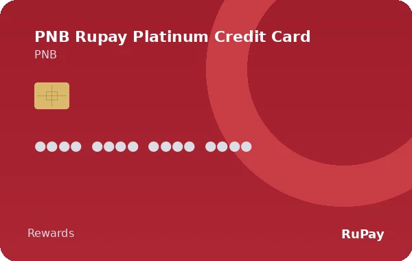 PNB Rupay Platinum Credit Card credit card