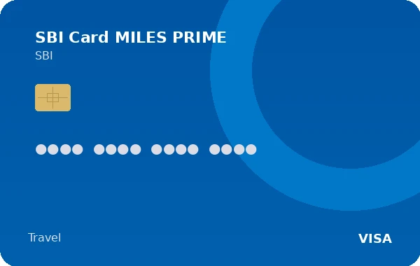 SBI Card MILES PRIME credit card