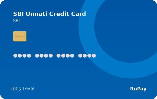 SBI Unnati Credit Card credit card